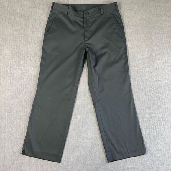 Nike Golf Dri-Fit Black Cropped Polyester Pants Size 30 Medium (26 inch inseam) - Picture 1 of 9